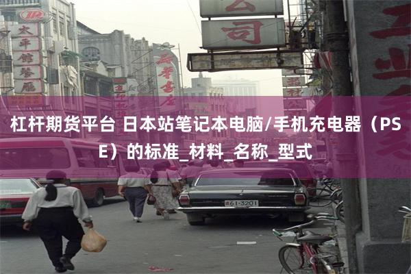 杠杆期货平台 日本站笔记本电脑/手机充电器（PSE）的标准_材料_名称_型式