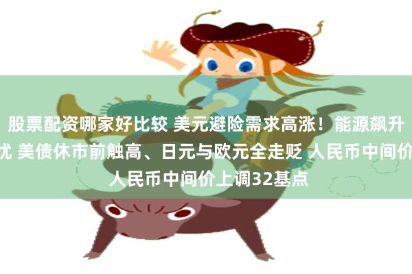 股票配资哪家好比较 美元避险需求高涨！能源飙升加剧短期担忧 美债休市前触高、日元与欧元全走贬 人民币中间价上调32基点